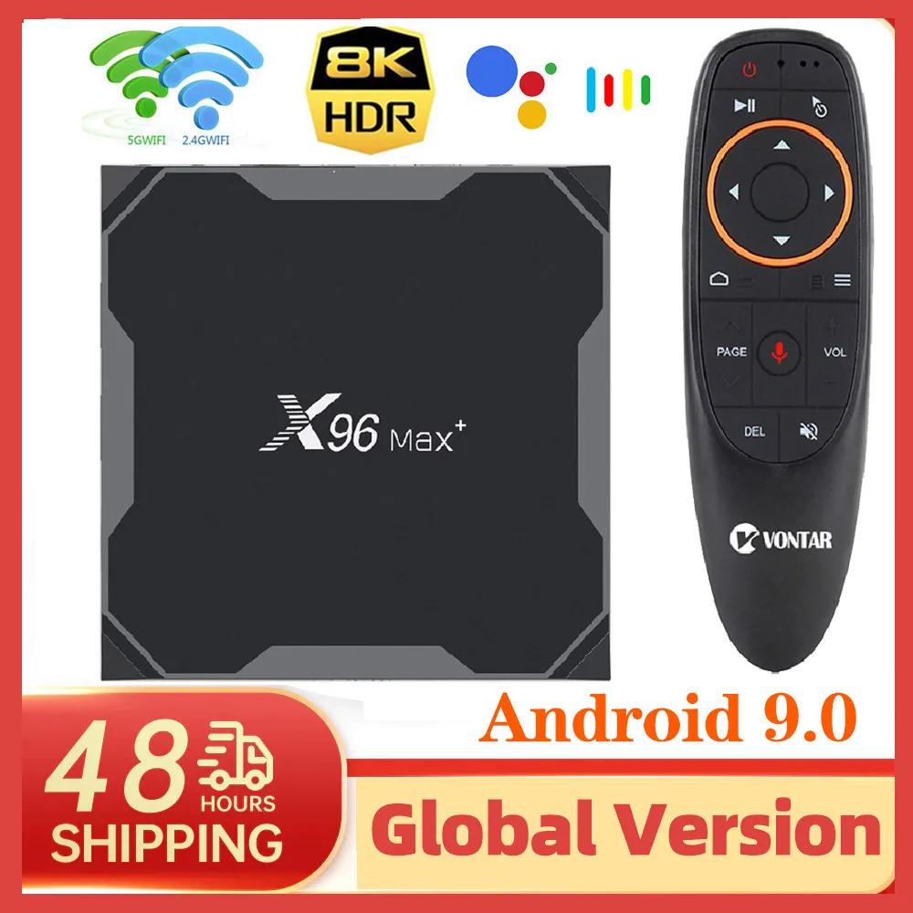 X96 MAX ÷ Ʈ TV ڽ, ȵ̵ 9.0, Amlogic S905X3 TV ڽ, 1000M, 4GB RAM, 32GB, 64GB, 2.4G, 5G , X96MAX ÷, 2GB,